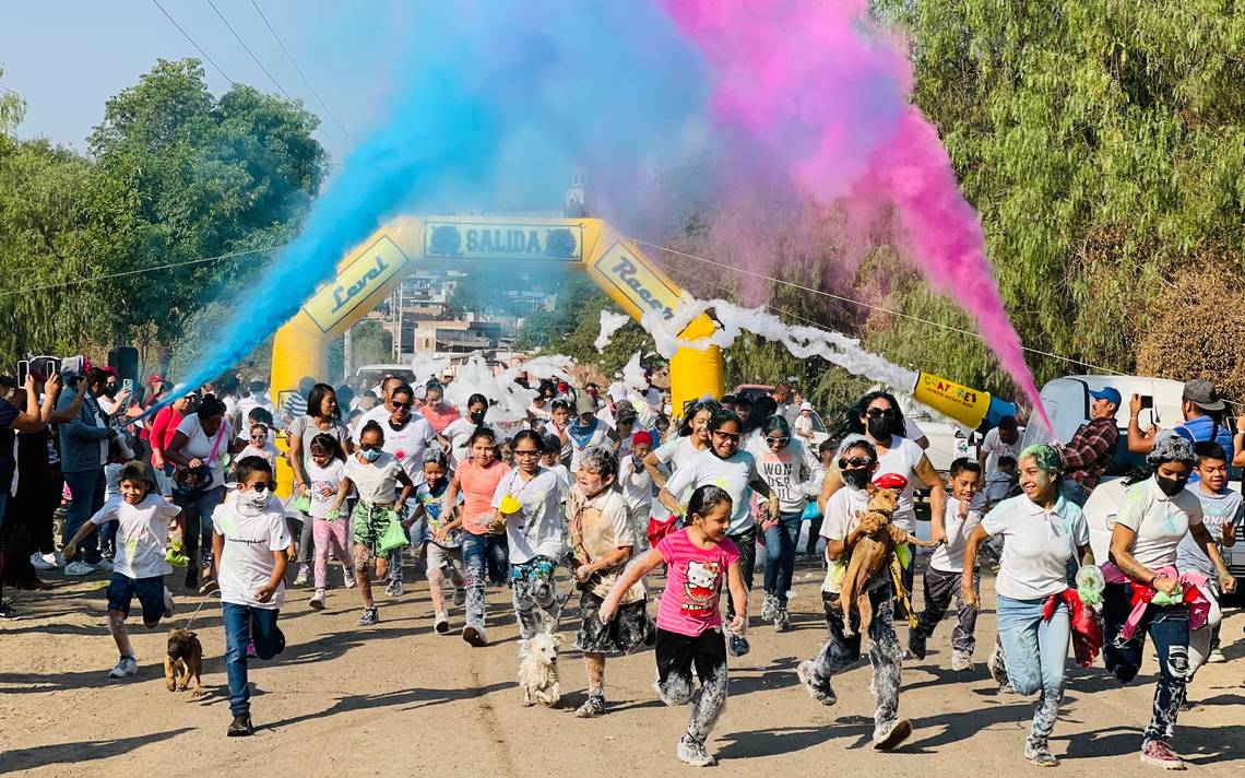 Carrera de colores de Charo, para el deporte, la salud y convivencia